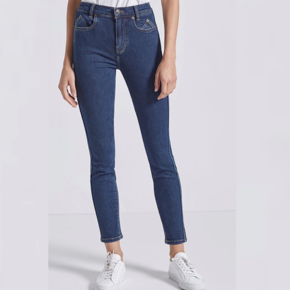 Current/Elliott 7-Pocket High-Waisted Ankle Jeans Size 26